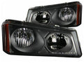 Anzo Black Crystal Headlights 2003-2006 Chevrolet Silverado 1500