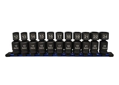 SOCKETS IMPACT 1/2DR METRIC SE