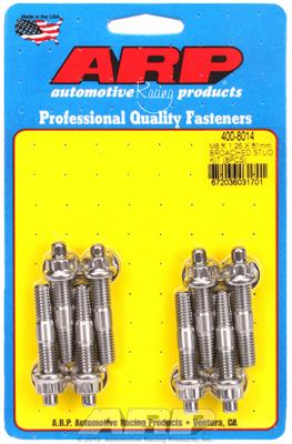 STUDS SS 12-PT M8X1.25 SET/8