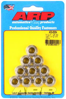 NUTS 12-PT SS 10MMX1.25