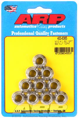 NUTS 12-POINT SS 10MMX1.5