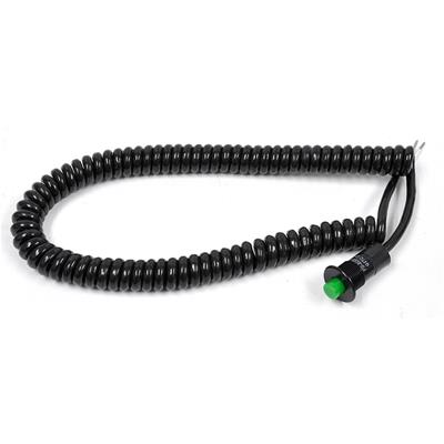 BUTTON W/COIL CORD