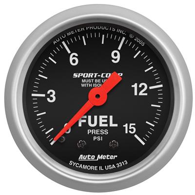 TD GAUG  FUEL PRESSURE  2 1/16