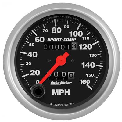 GAUGE  SPEEDOMETER  3 3/8-IN.