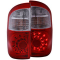 Anzo 2004-2006 Toyota Tundra LED Tail lights Red/Clear