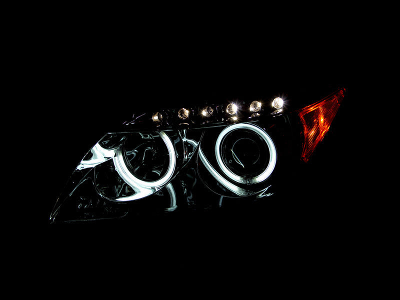 Anzo 2005-2010 Scion Tc Projector Headlights w/ Halo Chrome (CCFL)
