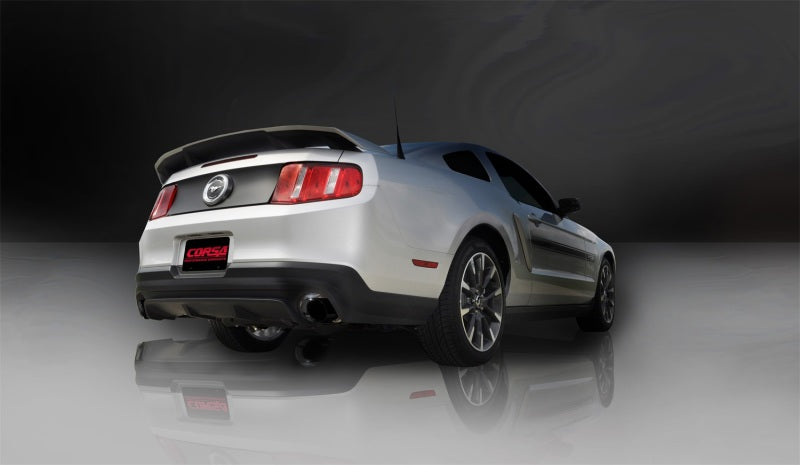 Corsa Performance Axle-Back Exhaust for 11-14 Ford Mustang GT/Boss 302 5.0L V8