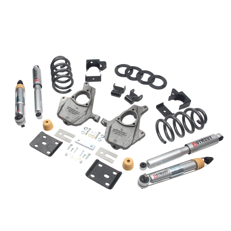 Belltech Lowering Kits 16.5-17 Chevy Silverado Crew Cab 2WD 3-4F / 7R