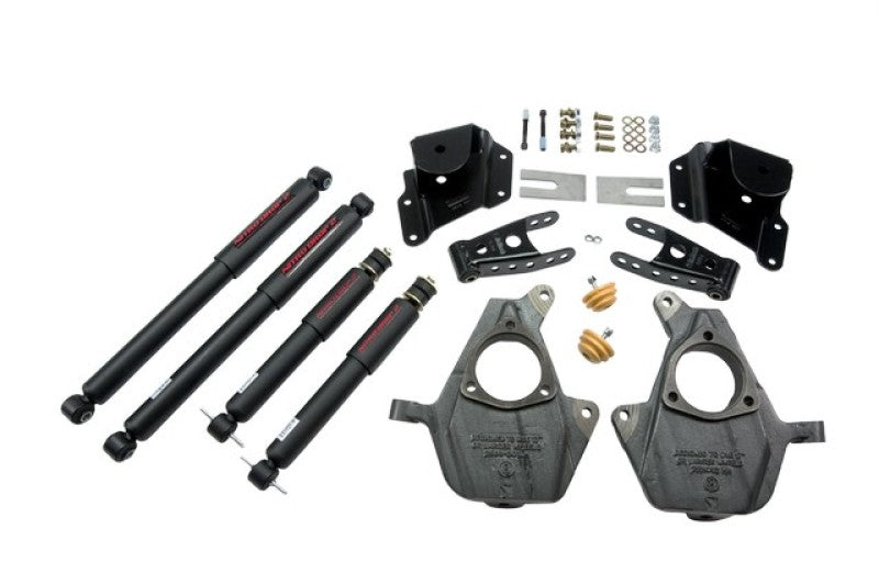 Belltech 99-00 GM Silverado/Sierra (Std Cab) 2" F/4" R W/ ND2 Shocks