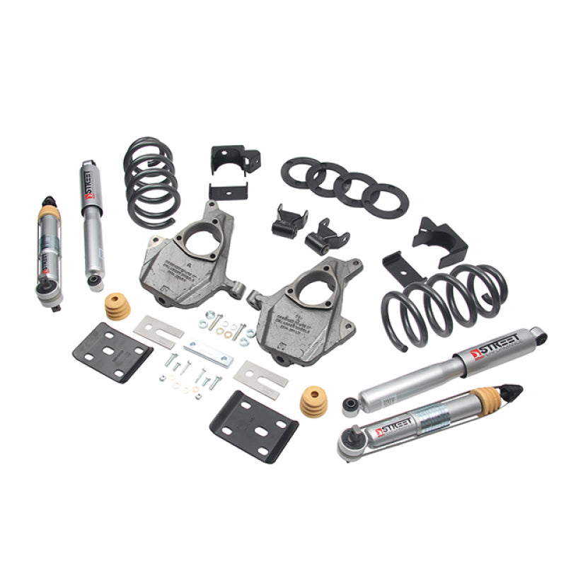 Belltech Lowering Kits 16.5-17 Chevy Silverado Crew Cab 2WD 3-4F / 7R