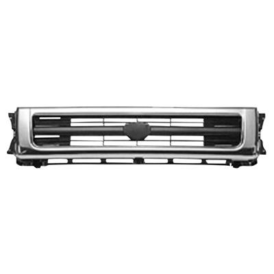 FRONT GRILLE CHROME/BLACK 4W