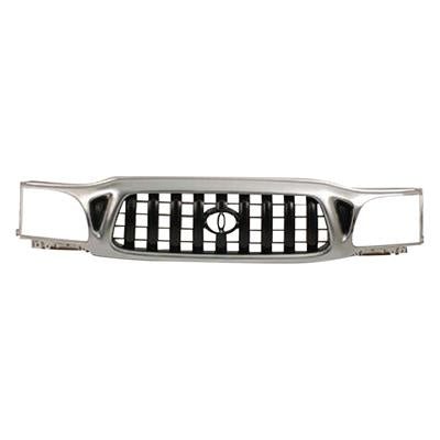 FRONT GRILLE CHROME WITH BLAC