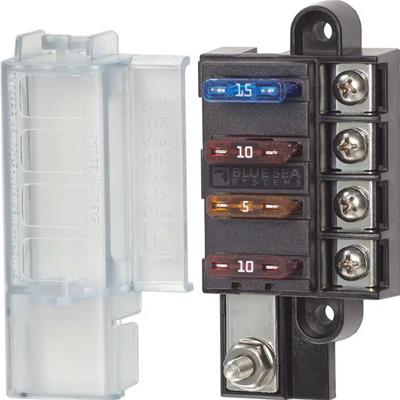 Blue Sea Systems 5045 4-Circuit Fuse Blocks
