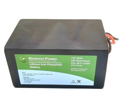 Bioenno Power BLF-1220A LiFePO4 Batteries
