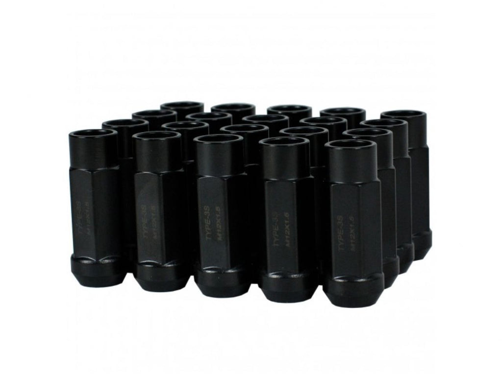Godspeed New Type 3-X 55mm Steel Open End Lug Nuts 20 pcs. Set M12 X 1.5
