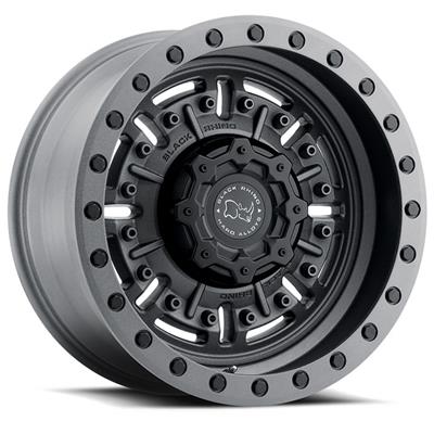 WHEELS ALUM MATTE GUNMETAL 17X