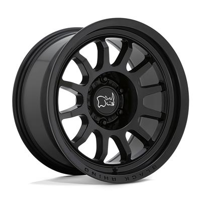WHEEL ALUM MATTE BLK 17X8.5