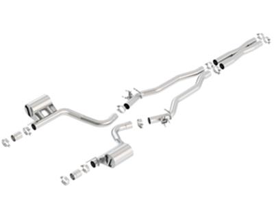 EXHAUST CAT-BACK SS SPLIT REAR