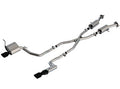 EXHAUST CAT-BACK SS BLK TIP