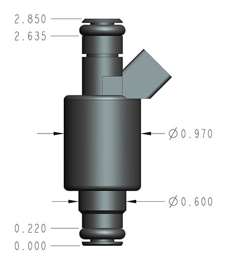 120 lb/hr Performance Fuel Injector - Individual