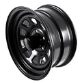WHEEL STEEL MATTE BLK 15X7