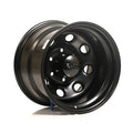 WHEEL STEEL MATTE BLK 15X10