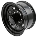 WHEEL STEEL MATTE BLK 16X8