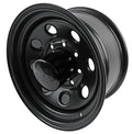 WHEEL STEEL MATTE BLACK 16X8