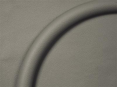 LEATHER RING LT GREY