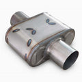 MUFFLER OVAL SS 2.5 CENTER