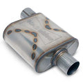 MUFFLER SS 3.5IN CTR/OFFSET