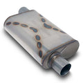 MUFFLER SS 2.5IN OFFSET 14IN