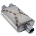 MUFFLER OVAL SS 3IN CENTER