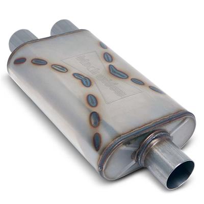 MUFFLER OVAL SS 3IN CENTER