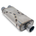 MUFFLER SS 3IN CTR/DUAL 3IN OU