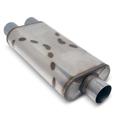 MUFFLER SS 3IN CTR/DUAL 3IN OU