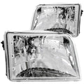 Anzo 1993-1997 Ford Ranger Crystal Headlights Chrome
