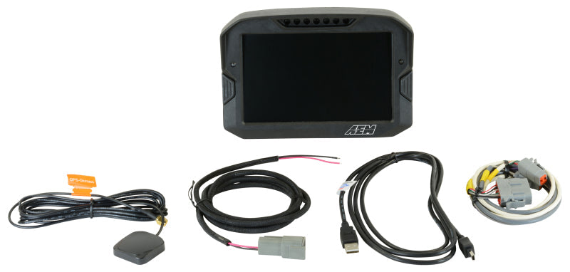 AEM Electronics Digital Dash, CD-7G, Carbon Housing, GPS, CAN Bus, Kit