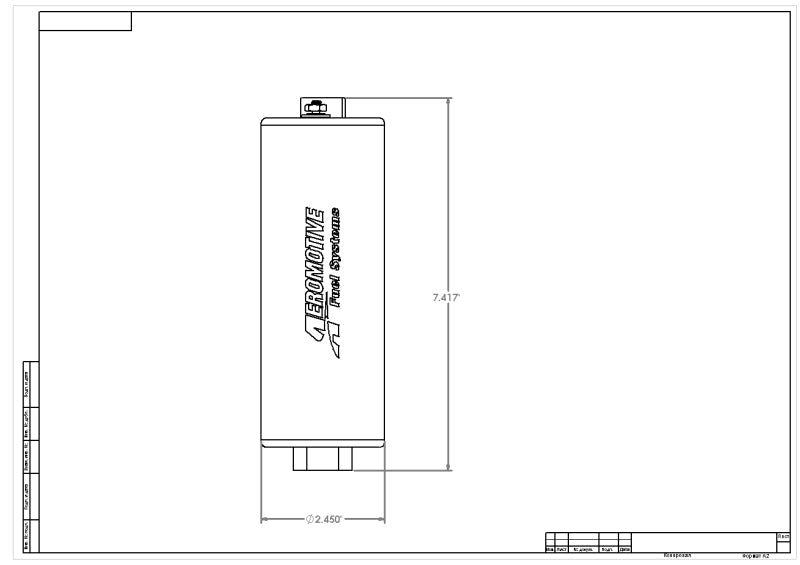 Aeromotive A750 Fuel Pump (red)