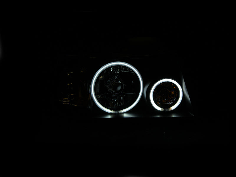 Anzo 2001-2011 Ford Ranger Projector Headlights w/ Halo Black (CCFL) 1 pc