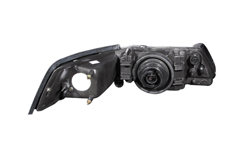 Anzo 1999-2004 Ford Mustang Crystal Headlights Black