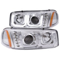 Anzo 1999-2006 Gmc Sierra 1500 Projector Headlights w/ U-Bar Chrome