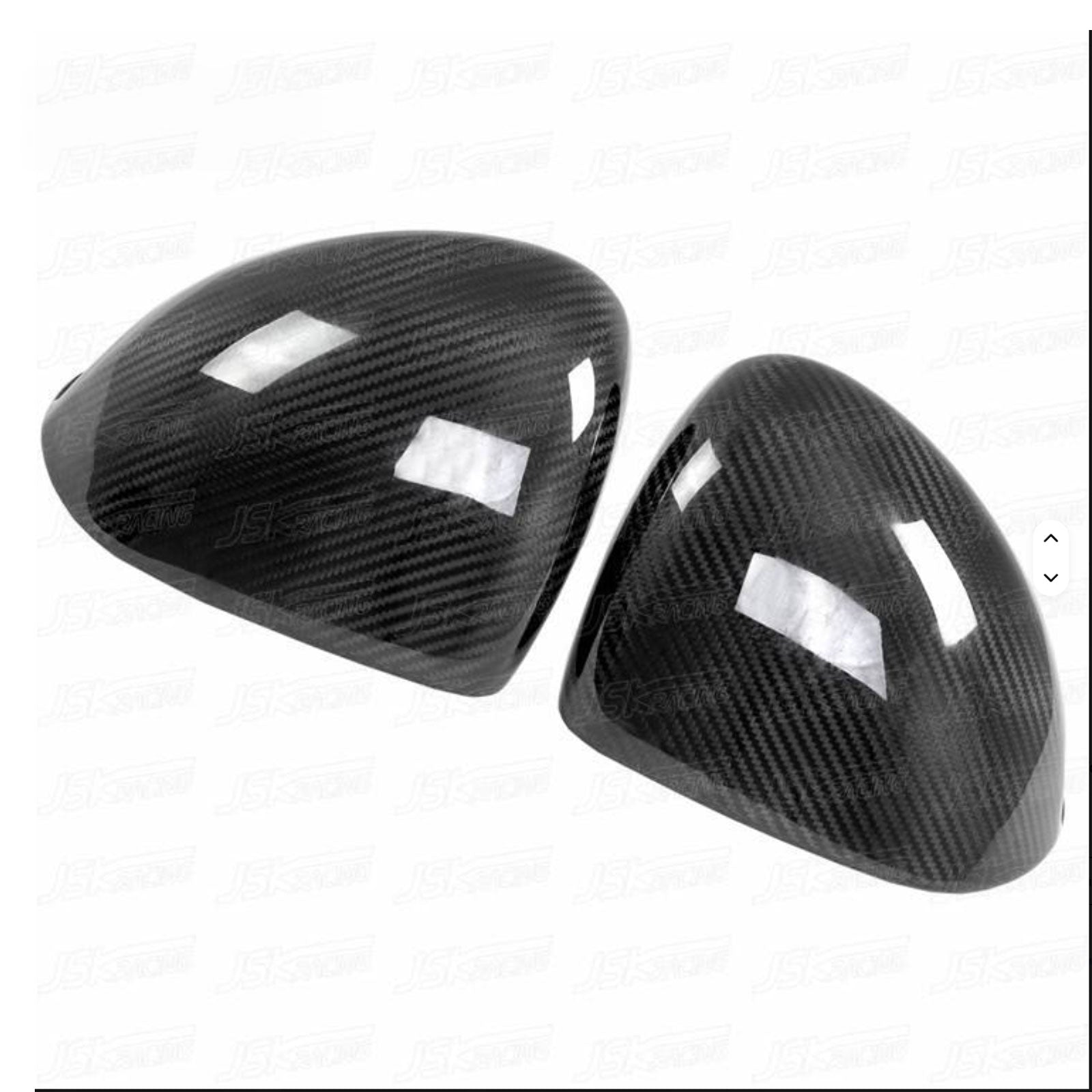 MSO Style Dry Carbon Fiber Mirror Cap Covers for McLaren GT