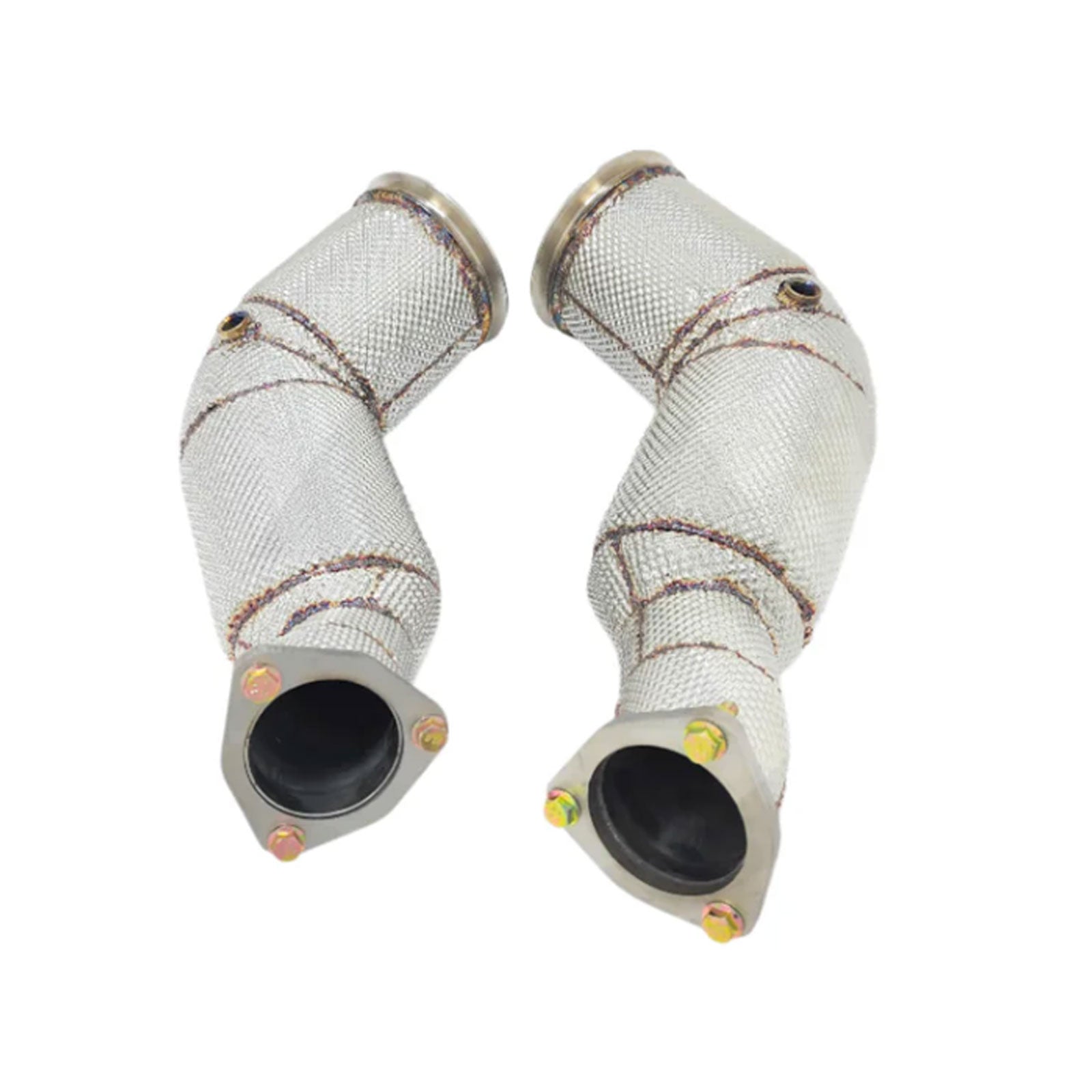 Catless High Flow 304 Stainless Exhaust Downpipe for Audi RS6 RS7 C8 4.0TT