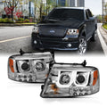 Anzo 2004-2008 Ford F-150 Projector Headlights w/ U-Bar Chrome