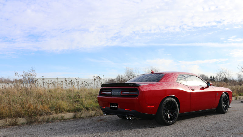 Corsa Performance 15-17 Dodge Challenger Hellcat Dual Rear Exit Extreme Exhaust w/ 3.5in