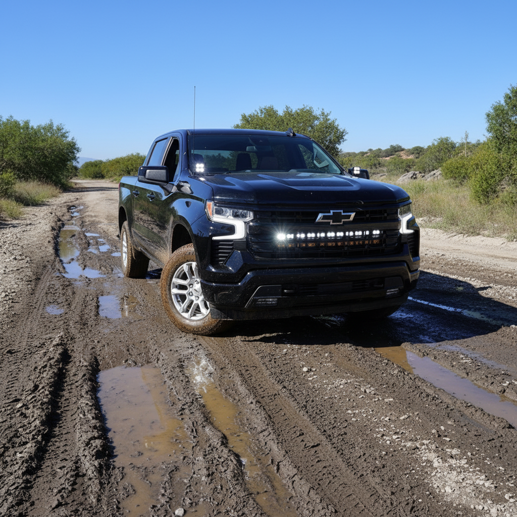 2022+ Chevrolet Silverado 1500 Dual 40s Light Bars PRO