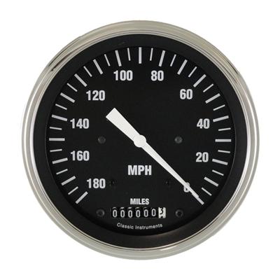 HOT ROD 5IN SPEEDO 180MPH REV