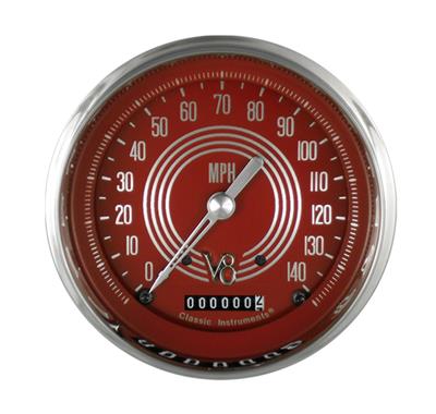 V8 RED STEELIEGAUGE