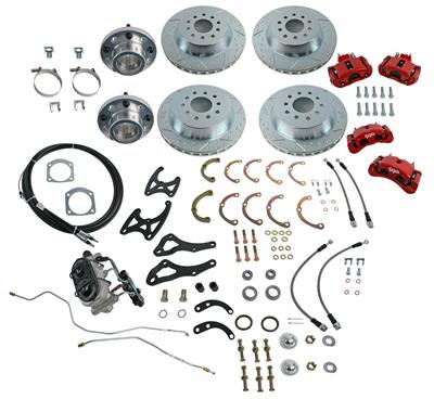 BIG BRAKE KIT RED POWDERCOATED